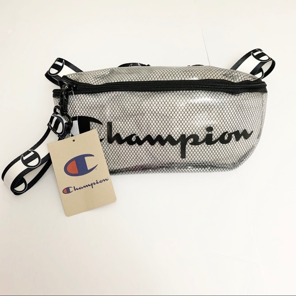 Champion Fanny Waist Pack Script Logo Clear